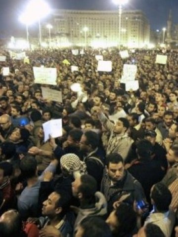 <p>Протестите в Кайро. Снимка: БТА</p>