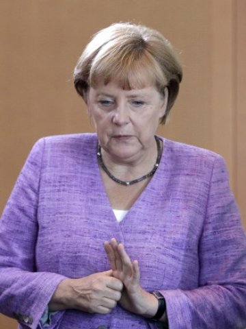 <p>
	Германският канцлер Ангела Меркел. <em>Снимка: Ройтерс</em></p>
