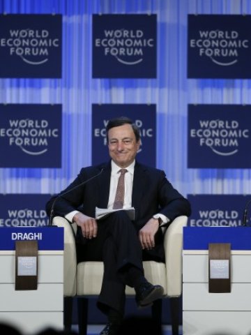 <p>
	Президентът на Европейската централна банка Марио Драги. <em>Снимка: Ройтерс</em></p>
