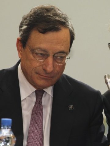 <p>
	Президентът на ЕЦБ Марио Драги. <em>Снимка: Ройтерс</em></p>
