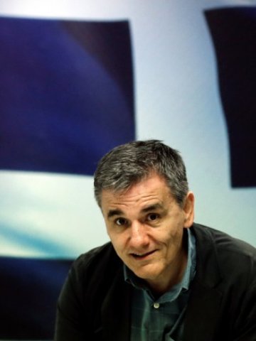 <p>
	Гръцкият финансов министър&nbsp;Евклид Цакалотос. <em>Снимка: Ройтерс</em></p>
