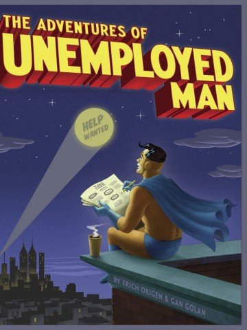 <p>Комиксът разказва за борбата на мъж, който губи работата си, срещу принципът на &quot;невидимата ръка&quot; в пазарната икономика. Снимка: <span id="articleText">Unemployed Man</span></p>