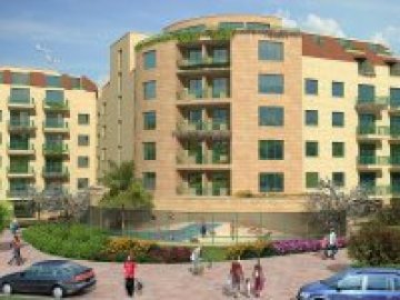 Сградата ще има 154 апартамента на обща застроена площ от 17 хил. кв. м. Илюстрация: Engel