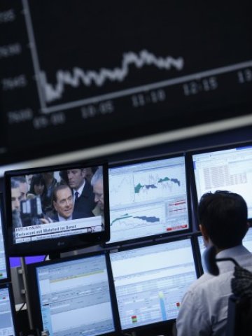 <p>
	Фондовата борса във Франкфурт. <em>Снимка: Ройтерс</em></p>
