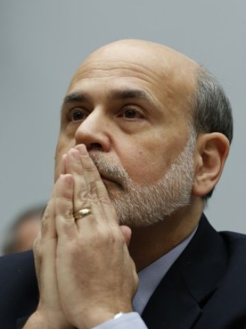 <p>
	Председателят на Федералния резерв Бен Бернанке. <em>Снимка: Ройтерс</em></p>
