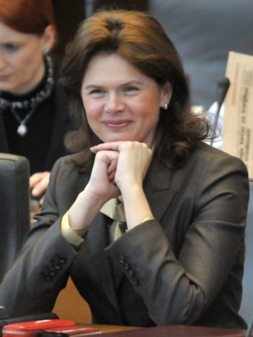 <p>
	Премиерът на Словения Аленка Братушек. <em>Снимка: Ройтерс</em></p>
