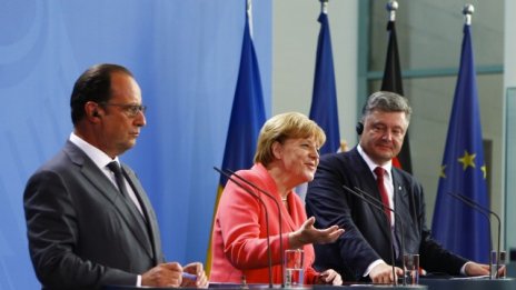 Меркел ще е домакин на среща на президентите на Русия, Украйна и Франция