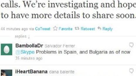 Skype отново внезапно спря