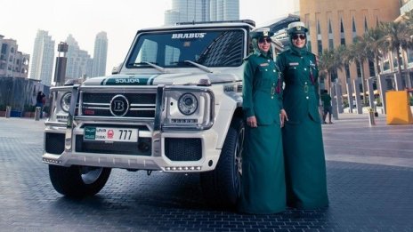 Brabus B63S - 700 Widestar за полицията в Дубай