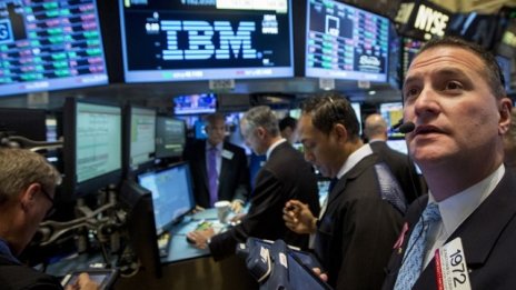 Сривът в приходите на IBM натежа на индексите в САЩ*