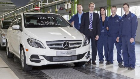 Стартира производството на B-Class Electric Drive