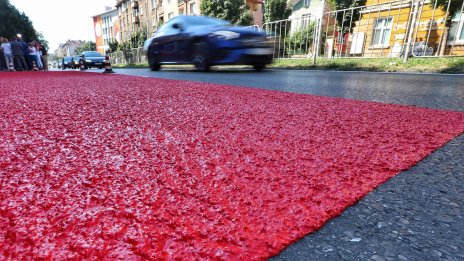 Специална настилка за намаляване на скоростта се поставя на 15 ключови пътни артерии в София