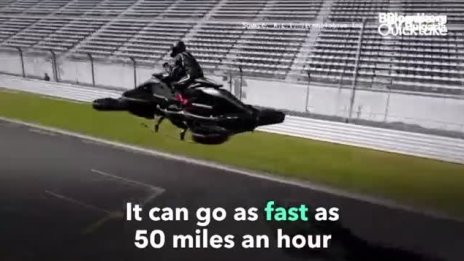 Летящият мотоциклет на японската ALI Tech