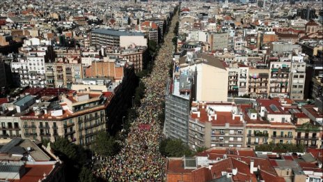 1 млн. души се събраха в Барселона в подкрепа на референдума за Каталуния