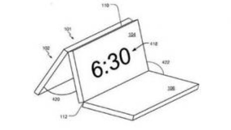 Патентоваха таблет с три сензорни екрана