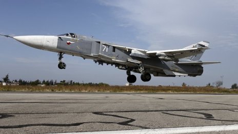 Турция е свалила руски изтребител на границата със Сирия