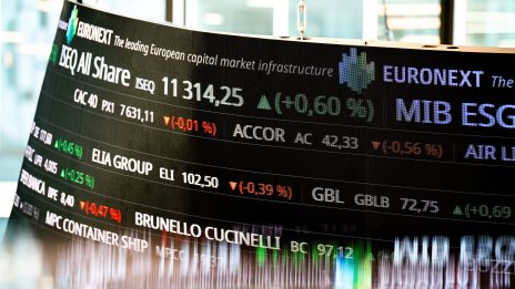 Паневропейският индекс Stoxx 600 достигна най-високото си ниво от над пет месеца