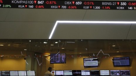 Предпазливост беляза борсовата търговия в Азия