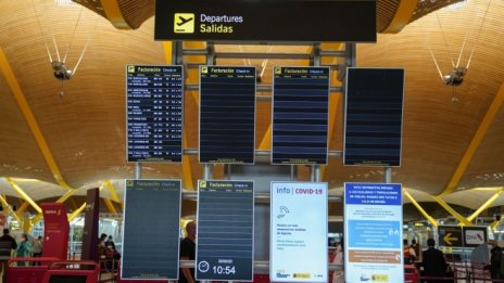 Графика на деня: COVID и въздушният транспорт в ЕС през второто тримесечие