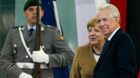 Монти предупреждава Меркел за инфлационни рискове