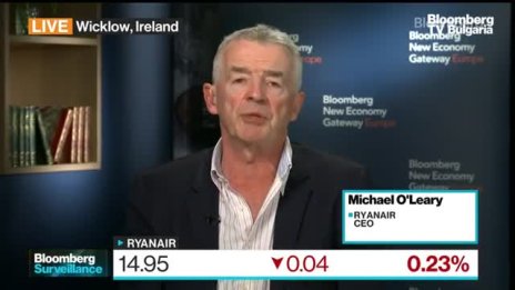 Ryanair очаква 10% поскъпване на билетите тази година