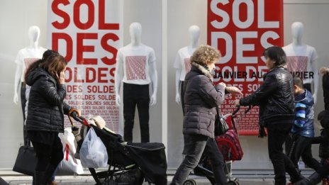 Икономиката на Франция с минимален ръст през последното тримесечие