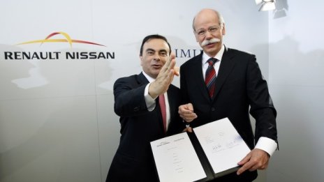 Сътрудничеството между Daimler и Renault-Nissan става глобално