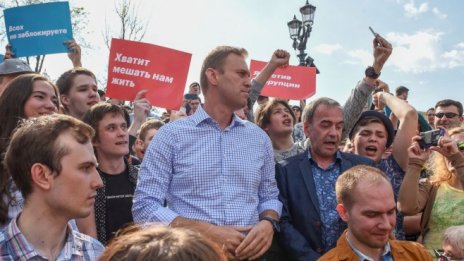 Навални беше освободен от ареста след протестите срещу Путин