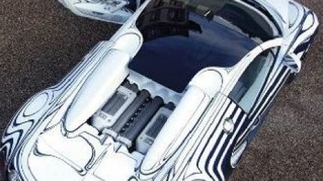 Bugatti оборудва своя Veyron с порцелан