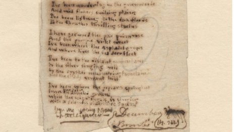 Ръкописи на Кийтс и Бронте постигнаха рекордни суми на търг