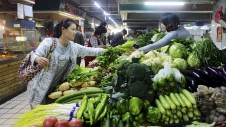 Инфлацията в Китай се забавя през октомври