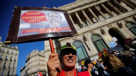 "Мързеливите" се обединиха срещу Макрон