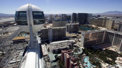 В Лас Вегас откриха най-високото виенско колело в света