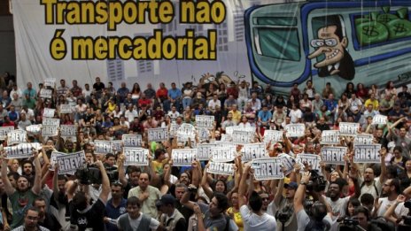 Сао Пауло потъва в транспортен хаос