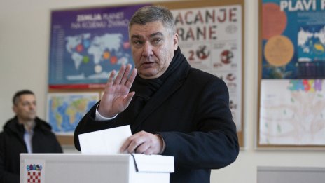 Президентът на Хърватия спечели първия тур на изборите, но без абсолютно мнозинство