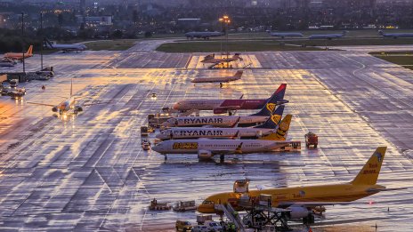 Трафикът през Летище София нарасна с 67% през януари и почти достигна нивото отпреди Covid