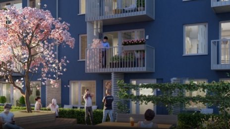 Строители залагат на средата около сградите, за да привличат купувачи