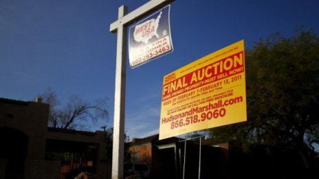 Принудителните отнемания на имоти в САЩ достигнаха 10-годишно дъно