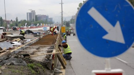 Ремонтът на Цариградско шосе в София приключва в средата на септември