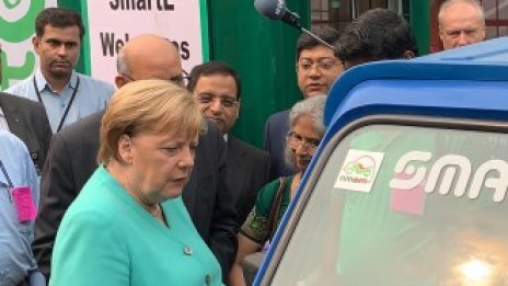 Меркел: Германия трябва да има 1 млн. станции за зареждане на електромобили