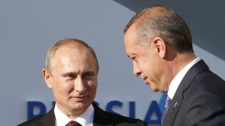 Владимир Путин: Турция е важен и перспективен партньор на Русия