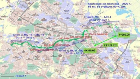"Метрополитен" обяви търг за участъка на метрото от "Хаджи Димитър" до "Левски Г”