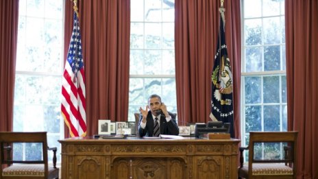 45-минутна разходка променя мнението на Обама за Сирия