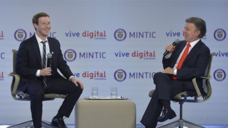 Зукърбърг снабдява Колумбия с безплатен интернет