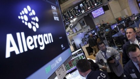 Allergan разширява обратното си изкупуване на акции до 15 млрд. долара