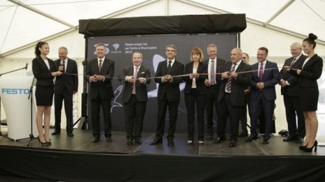 Производствена база за 19 млн. лв. откри Festo в завода си в София
