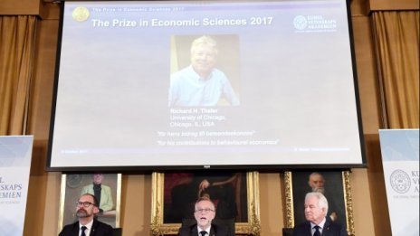 Ричард Тейлър взе Нобеловата награда за икономика