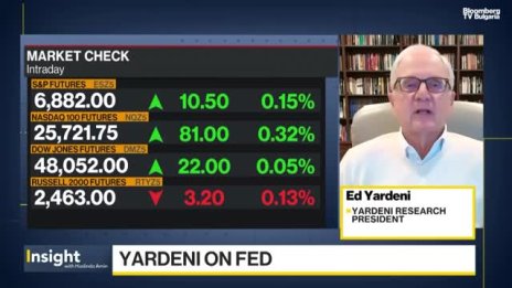 Ед Ярдени: Очаквам S&P 500 да стигне 7000 пункта до края на годината
