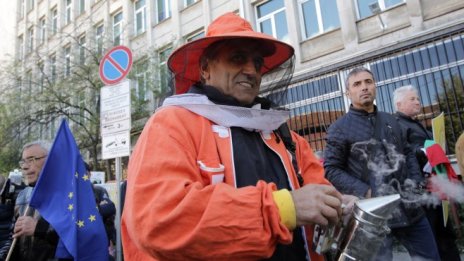 Пчелари протестираха пред земеделското министерство