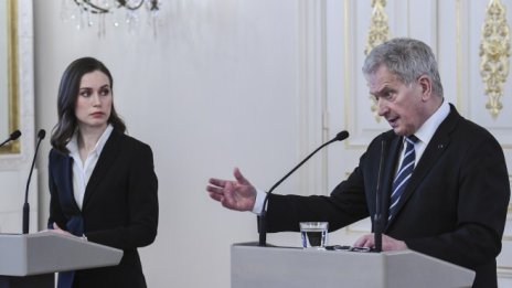 Президентът и премиерът на Финландия подкрепиха членството в НАТО
